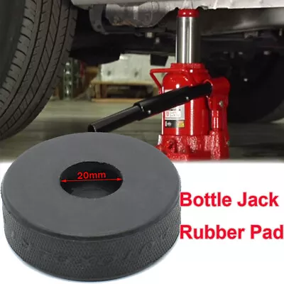 Car Hydraulic Bottle Jack Pad Rubber With 20mm Recess Lifter Repair Protection • $8.95