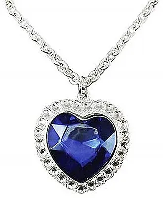 £5.99 • Buy Titanic Collectors  Heart Of The Ocean Necklace (sg)