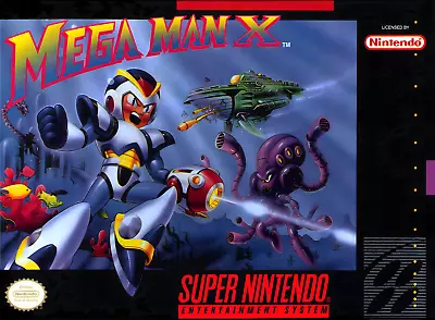 MegaMan X Snes Poster High Quality 4x6 8x10 8.5x11 11x17 13x19 • $2.68