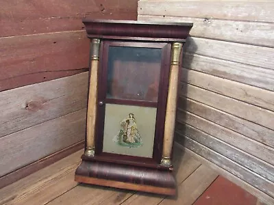 Vintage BRASS CLOCKS E.N. WELCH Mfg. - Clock Wood Case Cabinet - PARTS! • $119.99