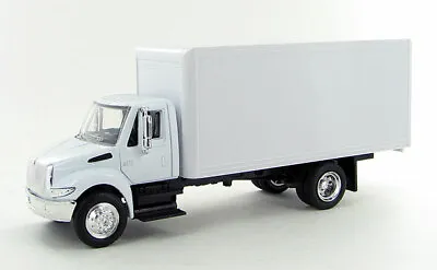 1:43 International 4200 WHITE BOX TRUCK NEW-RAY DIECAST CAB PLASTIC BACK • $14.85