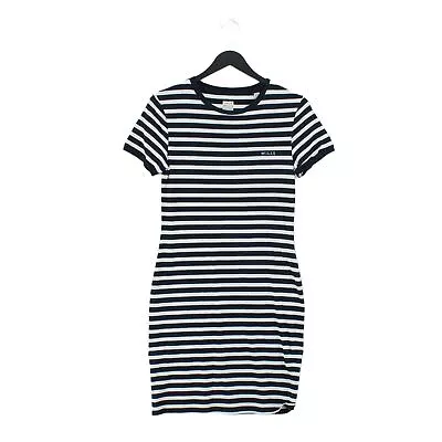 Jack Wills Women's Midi Dress UK 10 Blue 100% Cotton T-Shirt Dress • £17.20