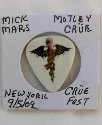 Mick Mars Tour Issued Guitar Pick 2009 Crue Fest / Saints Tour New York 9/5/2009 • $29.95