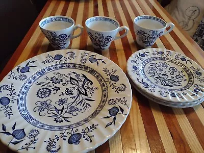 J & G Meakin Blue Nordic England Ironstone (Lot Of 8 Pieces) • $11.50