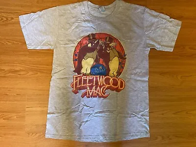New Fleetwood Mac Medium Gray T-Shirt Band Concert Tour Rock Music Vintage 80's • $25