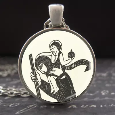 St. Christopher Necklace Patron Saint Of Travelers Protection Charm Gift For Men • $25