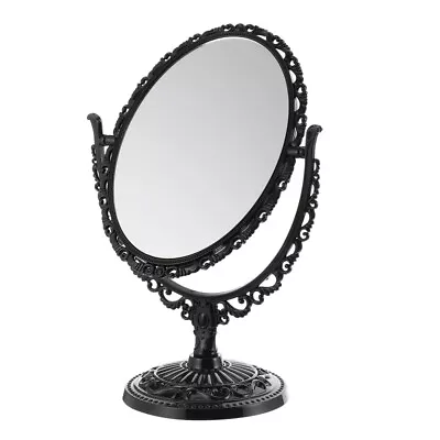 Vintage Standing Mirror Foldable Mirror Travel Tabletop Vanity Mirror • $16.80