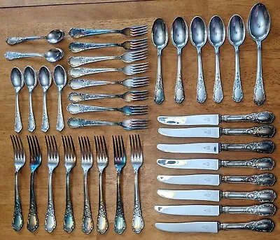 PICARD & WIELPUTZ Rostfrei Solingen Germany 90 Silverplate Silverware 36 PC Lot • $512.23