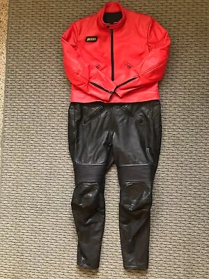 DOBBS Leathers Of England Vintage Motorcycle Leathers / Cafe Racer Leather Suit • $288