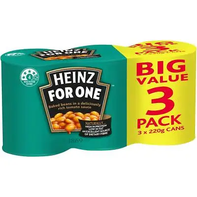 Heinz Baked Beans In Tomato Sauce Can 220g X 3 Cans • $15