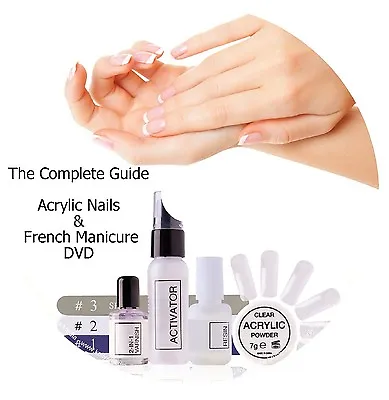 Learn How To Apply Acrylic Nails & French Manicure - The Complete Guide On Dvd • £3.50