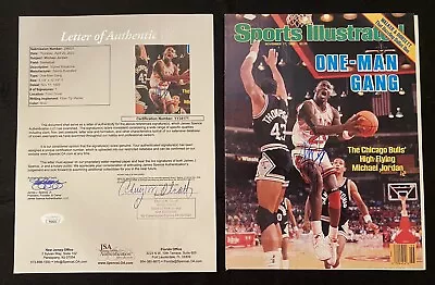 MICHAEL JORDAN Signed Sports Illustrated COVER 11/17/1986 JSA LOA Autograph • $3295