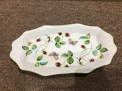 Vintage  - James Kent - Wild Strawberry And Butterflies Dish • £9.95