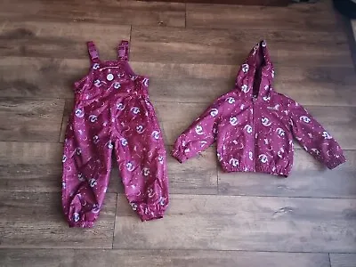 Baby Girls Rain Suit And Jacket Regatta Peppa Pig Age 18/24 Months • £12.99