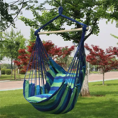 $17.80 • Buy BBQ Hammock Hanging Rope Chair Porch Swing Seat Patio Camping Portable  Ph