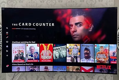£350 • Buy Samsung 65 Inch 4K Curved Smart Tv UE65KS9000 - See Description