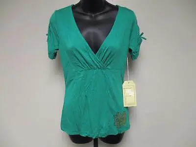$9.66 • Buy NEW Notre Dame Fighting Irish Womens S Small Tie Sleeve Shirt MEESH & MIA