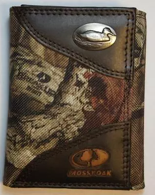 ZEP PRO Duck MOSSY OAK Camo Trifold Wallet TIN GIFT BOX • $44