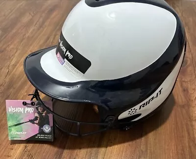 Rip-It Vision Pro Softball Helmet Size S-M 6-6 1/8 Softball Batter’s Helmet • $30