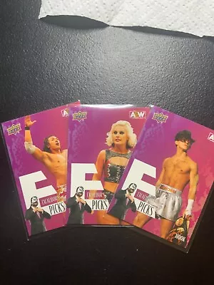 2023 Upper Deck Aew Excaliburs Picks Pick Your Fac Wrestlers • $2.50