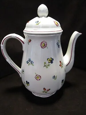 Porcelain Villeroy & Boch Petit Fleur Chocolate Coffee Pot Petite Flower France • $78