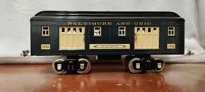 MTH Tinplate Standard Gauge B &O Baltimore & Ohio 332 Baggage Car  • $275