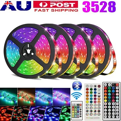 3528 RGB LED Strip Lights 10M 15M 20M Wifi Smart Bluetooth Music Control Power • $2.99