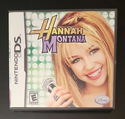 Hannah Montana (Nintendo DS 2006) Game CIB Complete Tested Vintage Miley Cyrus • $4.97