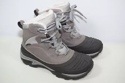 Merrell Womens Size 6.5 Snowbound Charcoal Boots Opti-Warm 200 Gram Insulated • $37.99