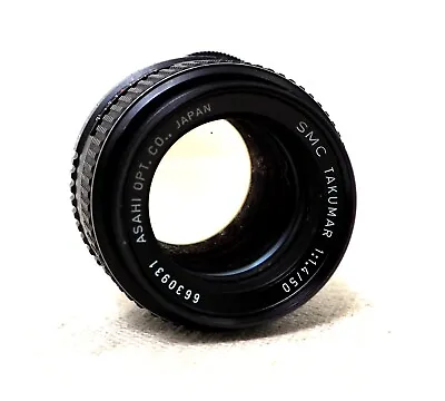 PENTAX SMC TAKUMAR 50mm 1.4 Prime Portrait Lens For M42 Fit • £79.99