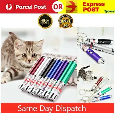 Mini Red Led Pointer Cat Dog Led Light Interactive Training Toy Catch Point Pen • $8.99