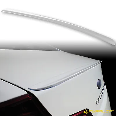 Fyralip Y22 Painted KY0 Silver Trunk Lip Spoiler For Infiniti G35 Coupe 03-07 • $77.56