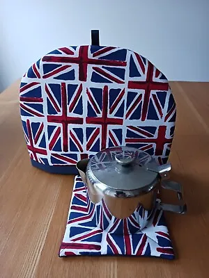 Tea Cosy Tea Pot Cosy One Cup Tea Cosy Small Tea Cosies Handmade Union Jack • £5.50