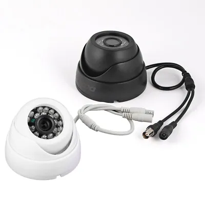 Security Camera 1200TVL Home Dome Indoor Surveillance CCTV Camera IR-Cut HU • £16.46