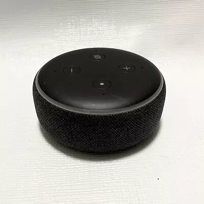 Amazon Echo Dot (3rd Generation) C78MP8 Smart Speaker Alexa Black UNTESTED • $14.99