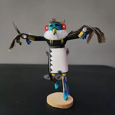 Vintage KACHINA Dancing Eagle Dancer Native American Navajo Artist Signed 4  • $47.99