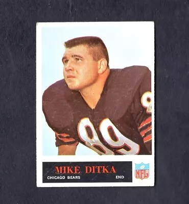 1965 Philadelphia Gum # 19 Mike Ditka VG Cond Chicago Bears FREE SHIPPING • $19.99