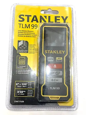$99.99 • Buy Stanley TLM99 Laser Distance Measurer 6  To 100ft STHT77509