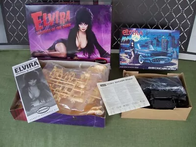 2 Elvira Mistress Of The Dark Model Kits Moebius Monogram Macabre Mobile New • $249.99