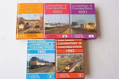 £24.99 • Buy Locomotives & Coaching Stock Book X5 Platform 5 1987 1990 1991 1992 1993