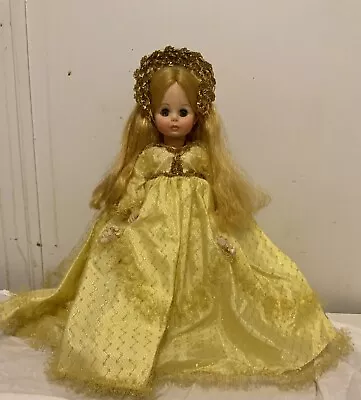 Madame Alexander  Vintage Sleeping Beauty Doll Yellow Dress Headband • $11.99
