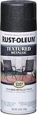 Rust-Oleum 252303 Stops Rust Metallic Textured Spray Paint 12 Oz Galaxy • $16.99