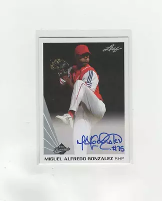 2013 Leaf Memories Autograph Miguel Alfredo Gonzalez #A-MAG Auto • $7.99