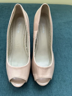 £2.99 • Buy Matalan Fiore Ladies Nude Platform Peep Toe Stiletto Court Shoes UK 5