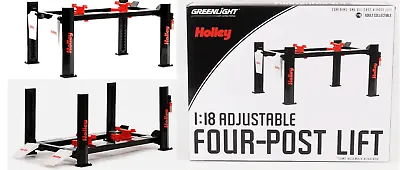 Holley Performance 1:18 Scale Four-Post Lift - Greenlight • $40.04