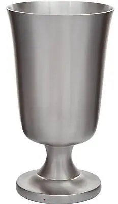 Medieval Stem Chalice Antique Pewter Finish Goblet 6.5  Perfect For Engraving • $107.96