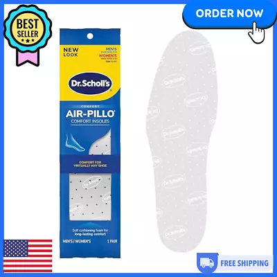 Dr. Scholls Comfort Double Air-Pillo Shoe Insoles Mens Women Work Sports Active • $4.49