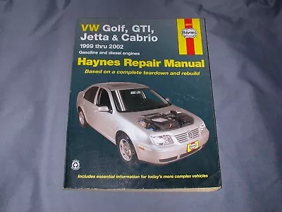 Haynes Repair (shop) Manual - 1999-2002 Vw Golf - Gti - Jetta - Cabrio - #96018 • $12.99