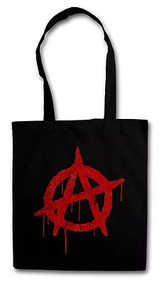 ANARCHY A VINTAGE LOGO Hipster Shopping Bag - Cyber Punk Gothic Rocker Symbol • $13.99