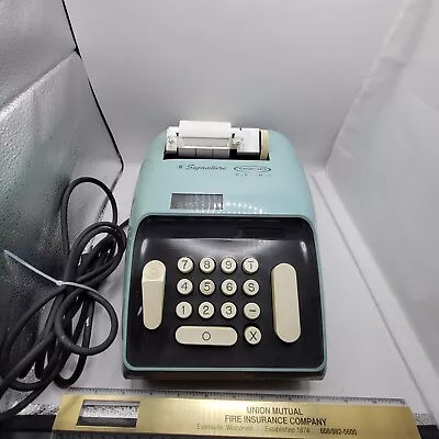 Vtg Montgomery Ward Signature 9900 Electric Adding Machine Calculator W/cover • $75